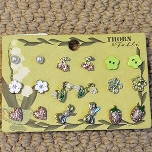 Hot Topic Multi-Color Earring Set
